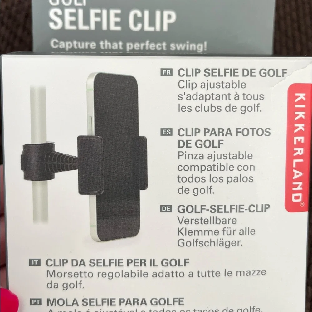 Kikkerland Black Golf Selfie Clip